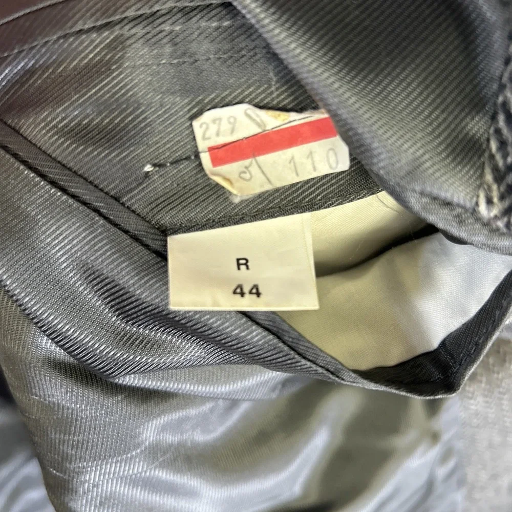 Vintage Bert Pulitzer‎ Blazer Mens 44 Gray Herringbone Camel Hair Wool Jacket